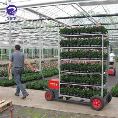 Plante galvanisert blomstervogn